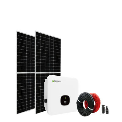 10kw 12kw 15kw Système d'énergie solaire à domicile avec panneaux de silicium monocristallin