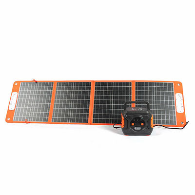Panneau solaire pliable de 100 W avec support et sorties USB Efficacité du panneau 21,5%-23,5%