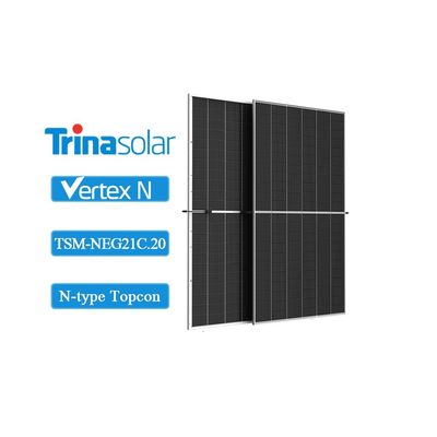 Panneau solaire de catégorie A Trina 675W 680W 685W 690W 695W 700W TOPCon bifacial double verre de type N