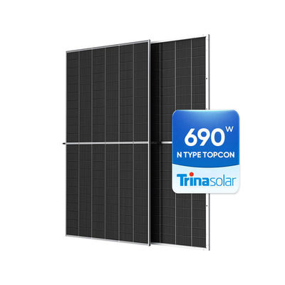Les panneaux solaires Trina Vertex TSM-NEG21C.20 675w monocristallins avec une efficacité de panneau de 22,5%