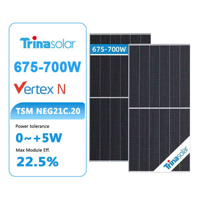 TS4* Connecteur 670W 700W Trina Panneaux solaires Énergie Modules PV Panneau Solaire Pour maison