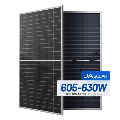 JA 605W 610W 615W Panneau solaire mono facial IP68 22,5% d'efficacité