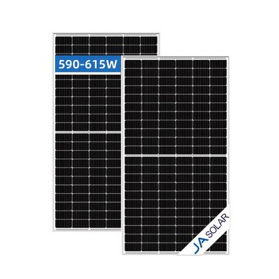 JA 590W 595W 600W Panneau solaire mono 605w 48v Allemagne 610 Watt 615wp 600w Module photovoltaïque