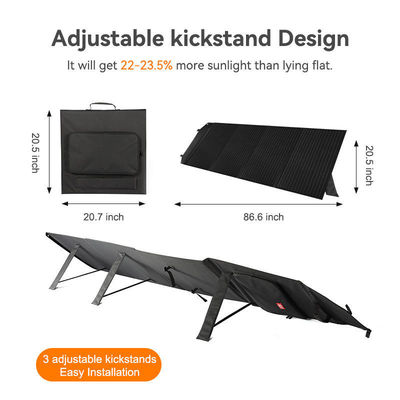 Kit de panneau solaire pliable de 60 watts pour remorque de camping RV et besoins en électricité d'urgence