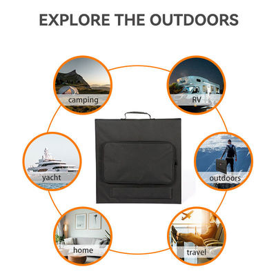 Panneau solaire portable de camping de 20 W 30 W avec port USB de type C et structure pliable