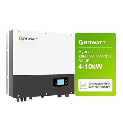 Growatt SPF12000T 12Kwp DVM Hybride 12KW Inverteur solaire pour la maison 12Kwp Capacité d'entrée 1000v