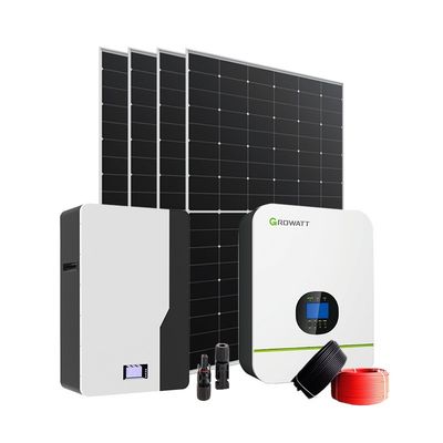 Système de stockage d'énergie à domicile de 10 kW/15 kW alimenté par panneau solaire au silicium monocristallin