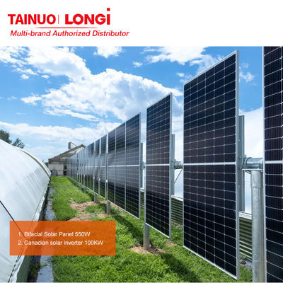 Longi Hi-Mo 6 scientifique V2 Panneau solaire LR5-72HTH 590W 595W 600W Panneaux de modules photovoltaïques solaires