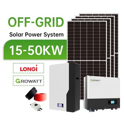 8 kW 10 kW 12 kW 15 kW 20 kW 30 kW panneau solaire hybride hors réseau Système photovoltaïque pour la maison