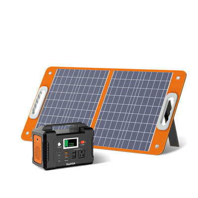 Panneau solaire portable étanche à l'eau polyvalent de 60 W pour camping et centrale électrique