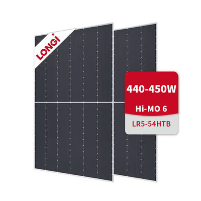 Longi LR5-54HTH 440-450M MONO Panneau solaire de 182 mm N-type 440W 445W 450W Hi Mo 6 module photovoltaïque