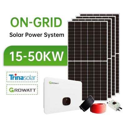 Système solaire de 10 kW 20 kW 30 kWh Système de générateur solaire hybride