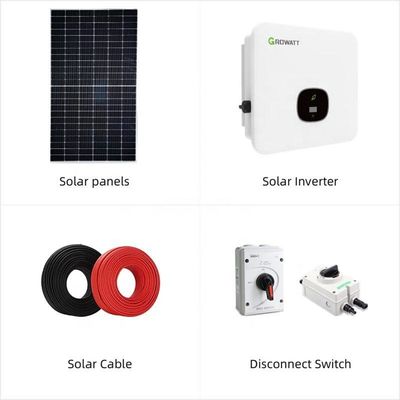 Système solaire de 10 kW 20 kW 30 kWh Système de générateur solaire hybride