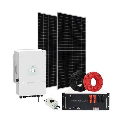 Système hybride d'énergie solaire hors réseau de 10 kW pour le système de stockage d'énergie domestique et commercial