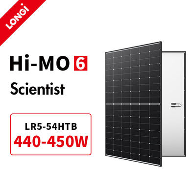 LR5-54HTB 440-450M Full Black Hi Mo 6x Module photovoltaïque 440W 450 Watt 445W Panneau solaire sur le toit de la maison