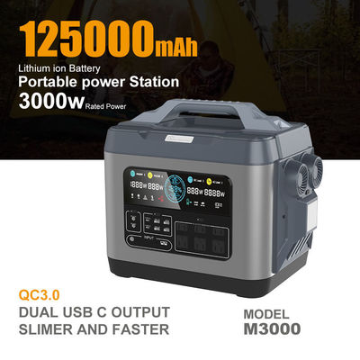 Type-C Entrée 3000W Lithium Battery Power Bank Station électrique portable pour une recharge rapide