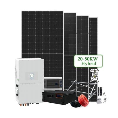 Système hybride complet d'énergie solaire pour le travail à domicile