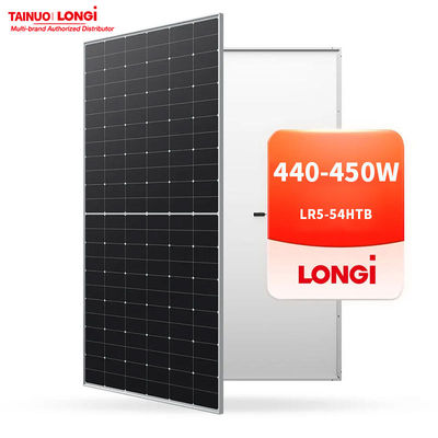 182mmx182mm PERC Cell Longi 450W Panneau solaire monocristallin Économie d'énergie pour la maison