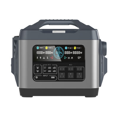 Station électrique à batterie LiFeO4 3200Wh pour maison de camping en plein air