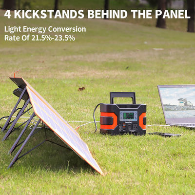 Chargeur de panneau solaire pliable pour camping 155*40cm déplié 100W 23% d'efficacité monocristallin