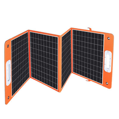 Panneau solaire monocristallin pliable 100W pour un MOQ bas Personnaliser Poids léger QC3.0 PD45W