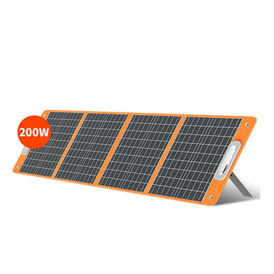 Kit de panneau solaire portable 100W avec chargeur de téléphone USB pour le camping