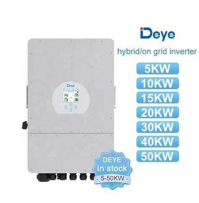 Europe Voltage 8Kw 10Kw 12Kw Inverseur hybride à trois phases avec tension d'entrée 160-800Vdc