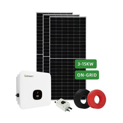 10-50KW Système d'énergie solaire à domicile 48V batterie au lithium-ion solution parfaite