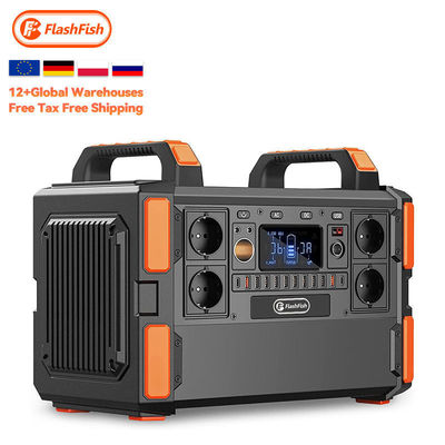 Centrale électrique portable de 1000w pour camping Flashfish Chargement du panneau solaire à onde sinusoïdale pure