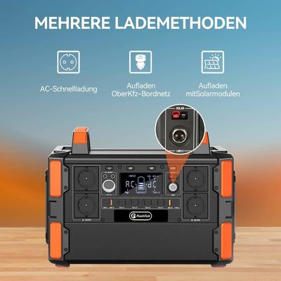 FlashFish 1000w Lifepo4 Lithium Iron Phosphate batterie centrale électrique avec panneau solaire