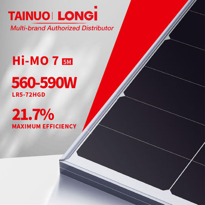 Panneau solaire monocristallin à demi-cellule de 560W de 500 watts avec une efficacité de panneau de 22,5%