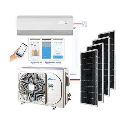 Conditionneur solaire portable hybride divisé de 48 V 9000BTU 12000BTU 18000BTU 24000BTU