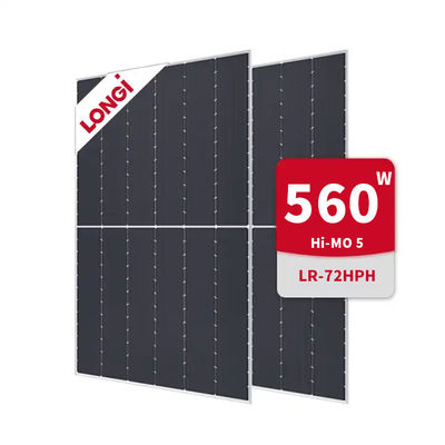 Panneau solaire monocristallin Longi Module solaire Hi Mo 5 6 7 540W 545W 550W 555W 560W