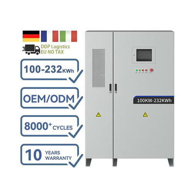 Système de stockage d'énergie de refroidissement par air à haute tension extérieure de 200 kW à 250 kW Capacité 3500 kg