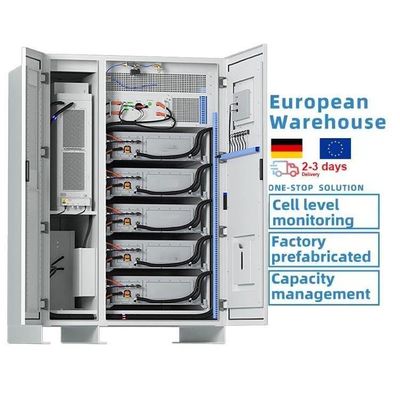 Plus de 10 ans de vie de conception du système Système de stockage d'énergie solaire haute tension 200KWH