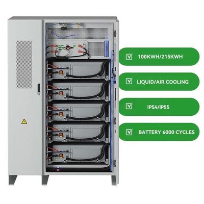 Plus de 10 ans de vie de conception du système Système de stockage d'énergie solaire haute tension 200KWH