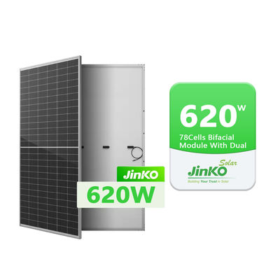 Kit complet 580 watts JINKO Panneaux solaires en double verre avec cadre en alliage d'aluminium anodisé