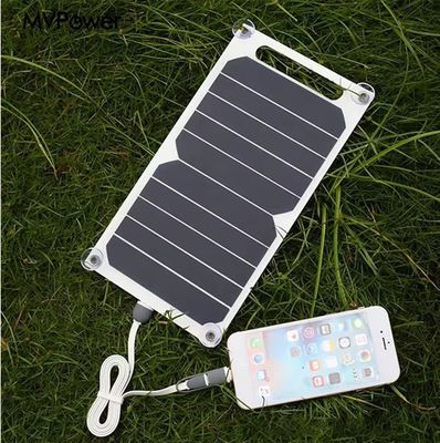 10V 5W panneau solaire chargeur USB solaire pour lampe de bureau petite lampe de poche chargeur de téléphone portable
