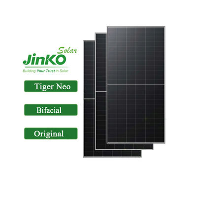 Panneau solaire Jinko 570-590 Watt Bifacial Jinko Tiger Neo N-type 72HL4-BDV pour les projets
