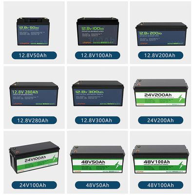 Batterie solaire au lithium de 12V 100Ah pour véhicule de tourisme 98% taux de charge et systèmes électriques