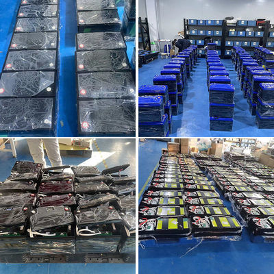 18650 Batterie taille 12V 24V 50Ah 100Ah batterie au lithium Pack pour RV Système d'énergie solaire