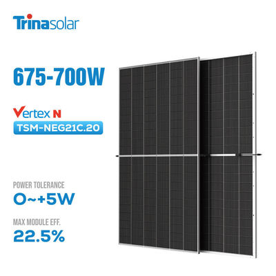 600w panneau solaire trina 630w 650w 670w 700w module mono de niveau 1 avec dans l'entrepôt de l'UE