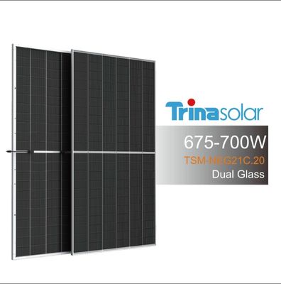 Panneau solaire mono TSM-NEG21C.20 670W 675W 680W 685W 690W 695W 700W pour le système d'énergie solaire