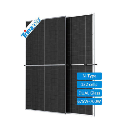 POE/EVA Panneaux bifaciaux Trina PV encapsulés de 700 W pour l'énergie solaire TSM-NEG21C.20