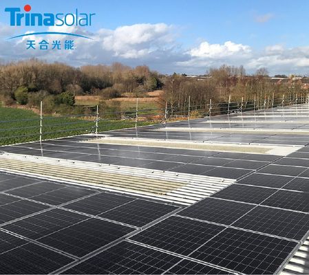 Panneau solaire monocristallin de type N 330W 395W avec cadre en alliage d'aluminium anodisé