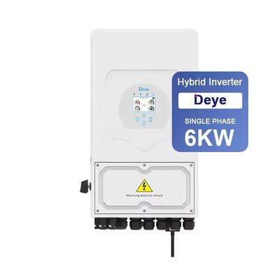 Deye 6kw Inverter SUN-6K-SG03LP1-EU Version UE à phase unique avec et protection IP65