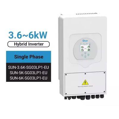 Améliorez votre système solaire avec l'onduleur hybride Deye SUN-6K-SG03LP1-EU 6kw monophase