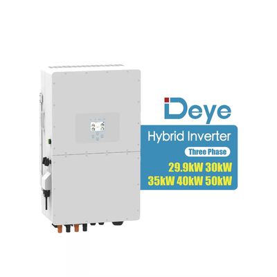 Invertisseur hybride Deye de 50 kW compatible plomb-acide/li-lon pour les types de sortie multiples
