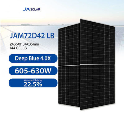 Panneau solaire à domicile de 600 W avec modules bifaciaux de type N et dimensions du panneau 2465*1134*35 mm