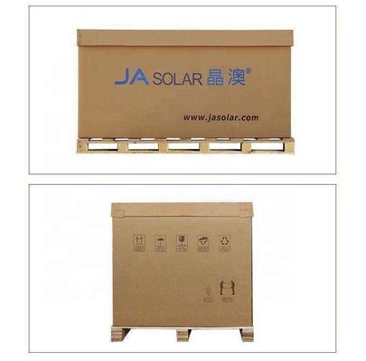 610W JA Mono MBB demi-cellule de type N Bifacial Double Glass PV Module Panneau solaire 4mm 2 IEC